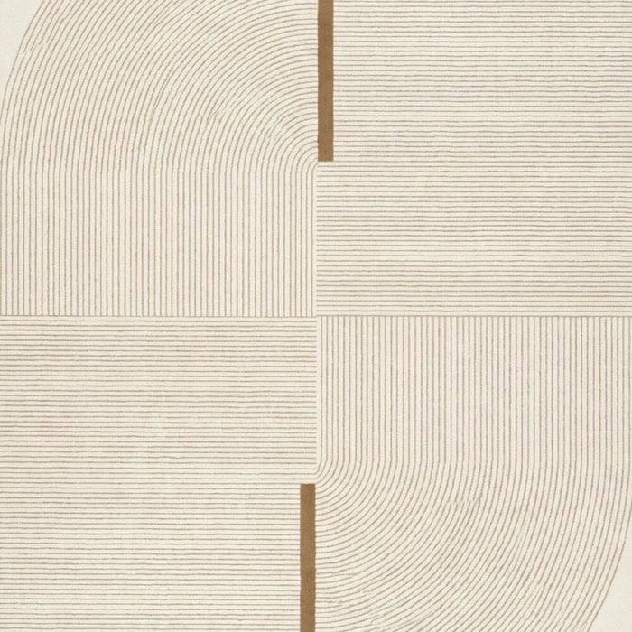 Galeria Lux Modern Geometrics Rug 240x340 White Gold