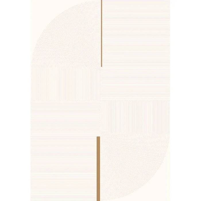 Galeria Lux Modern Geometrics Rug 240x340 White Gold