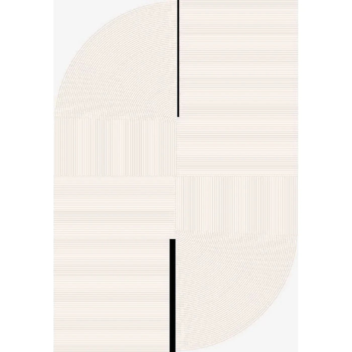 Galeria Lux Modern Geometrics Rug 200x300 White Black