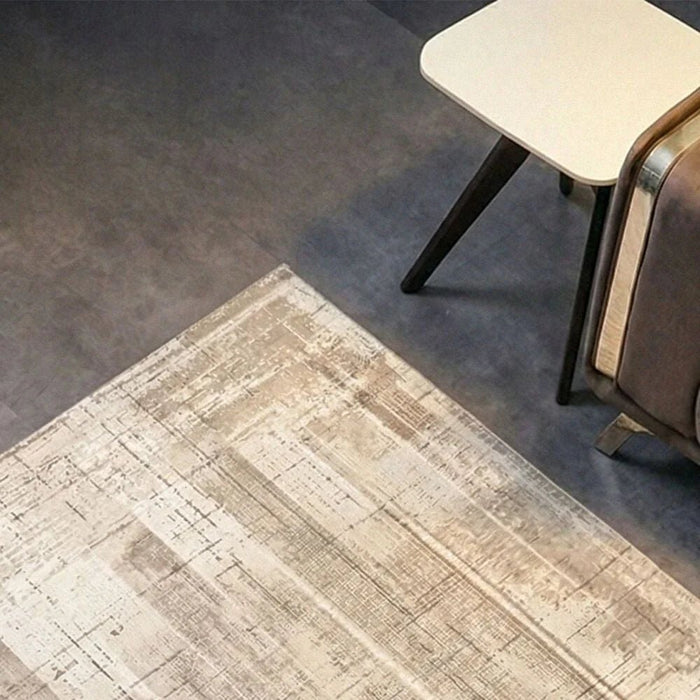 Galeria Lux Modern Distressed Rug 160x230 Beige White