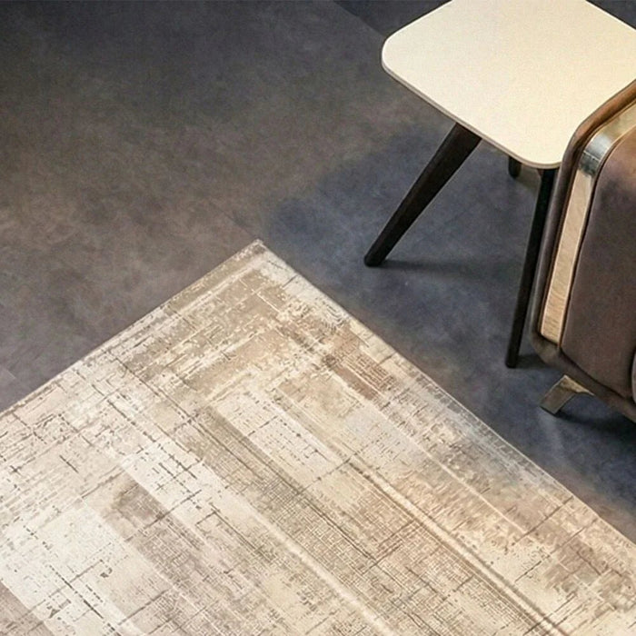 Galeria Lux Modern Distressed Rug 240x340 Beige White