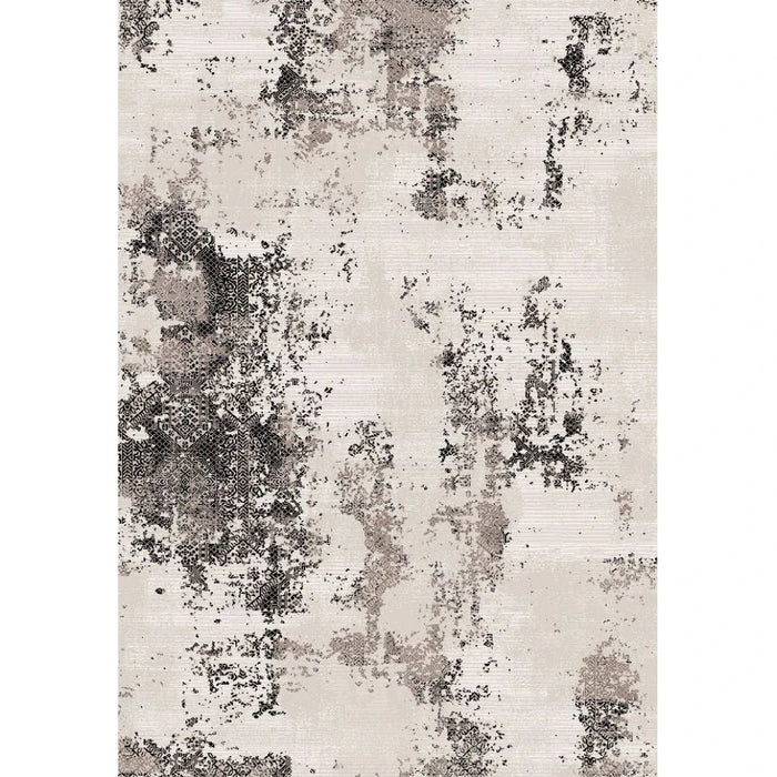 Galeria Lux Modern Distressed Rug 200x300 Grey White