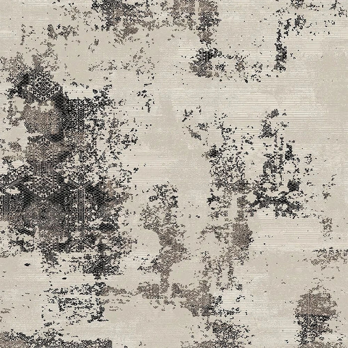 Galeria Lux Modern Distressed Rug 240x340 Grey White