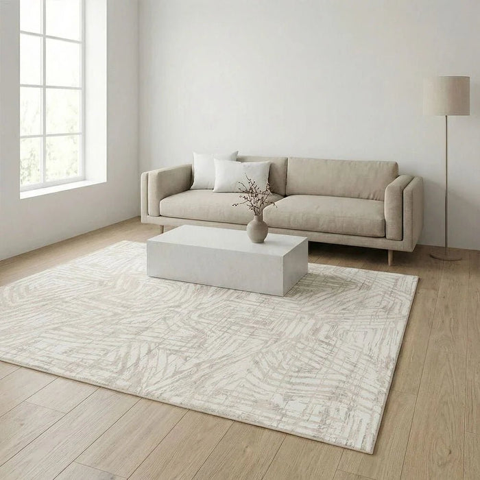 Galeria Lux Modern Distressed Rug 160x230 Grey White