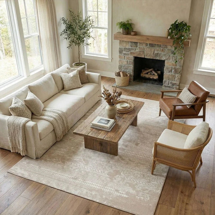 Galeria Lux Modern Contemperory Rug 160x230 Brown White
