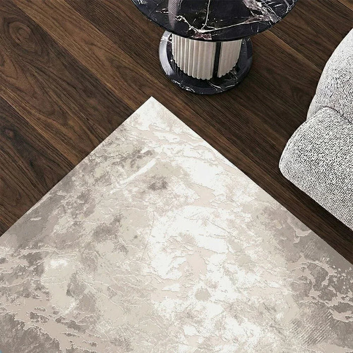 Galeria Lux Modern Distressed Rug 160x230 Brown White