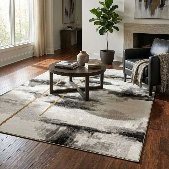 Galeria Lux Modern Contemperory Rug 160x230 Grey White
