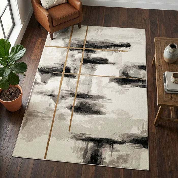 Galeria Lux Modern Contemperory Rug 160x230 Grey White