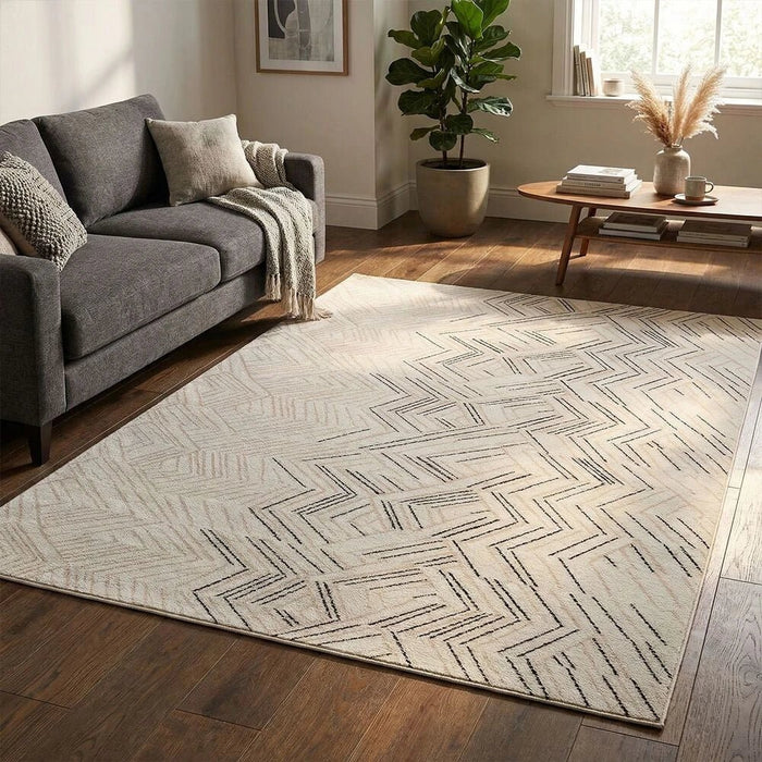 Galeria Lux Modern Contemperory Rug 240x340 Grey White