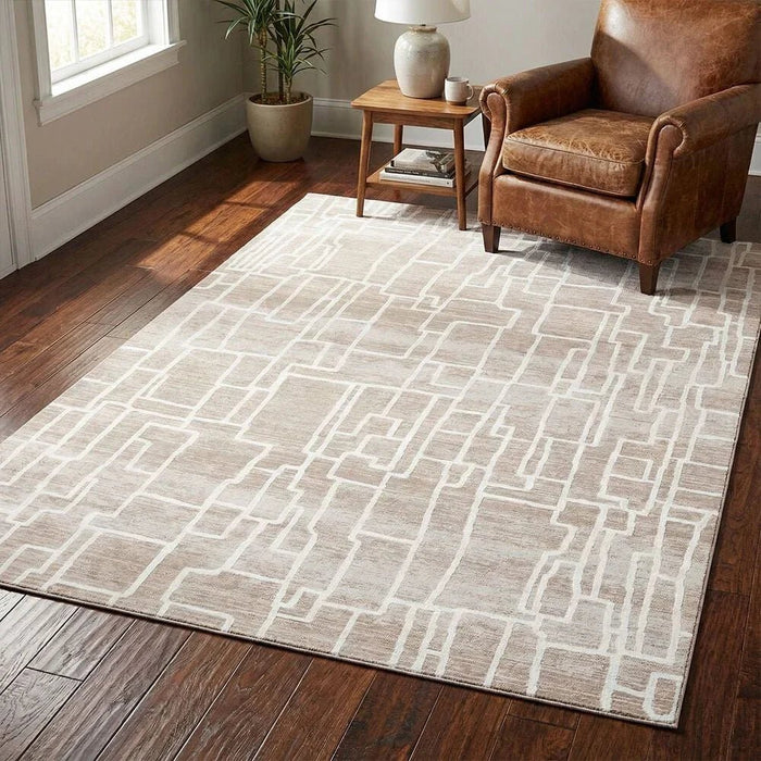 Galeria Lux Modern Geometrics Rug 160x230 Grey White