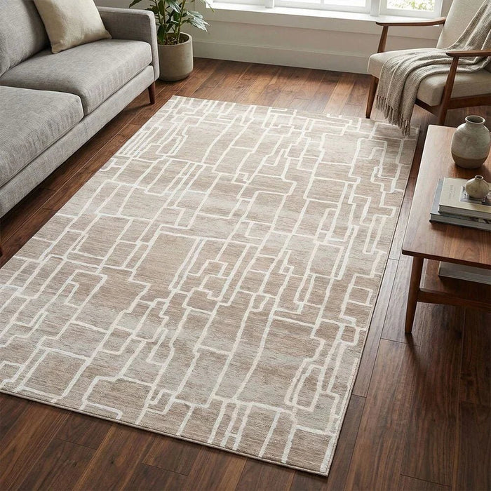 Galeria Lux Modern Geometrics Rug 160x230 Grey White