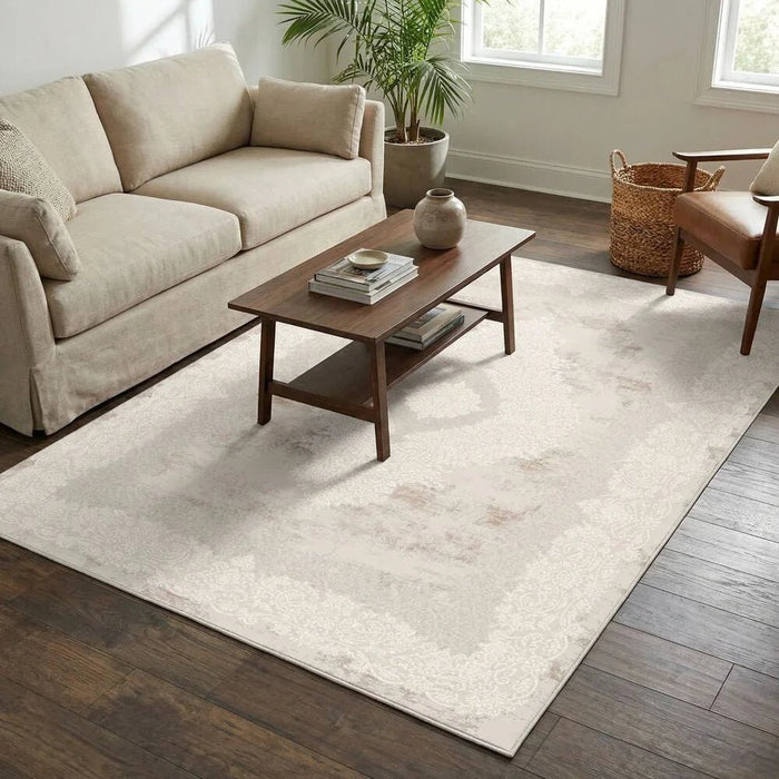 Galeria Lux Modern Classic Rug 160x230 Beige White