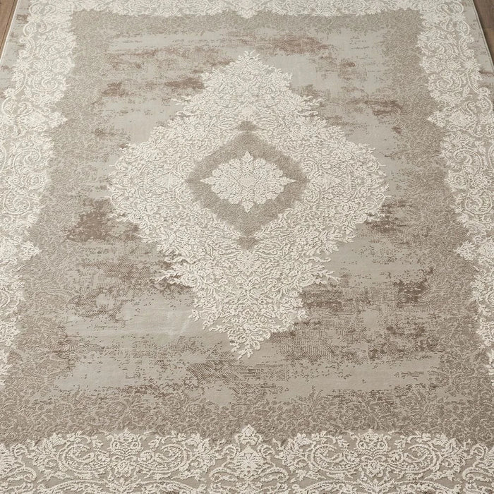 Galeria Lux Modern Classic Rug 200x300 Beige White
