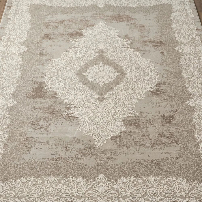 Galeria Lux Modern Classic Rug 240x340 Beige White