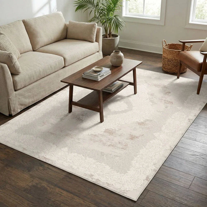 Galeria Lux Modern Classic Rug 240x340 Beige White