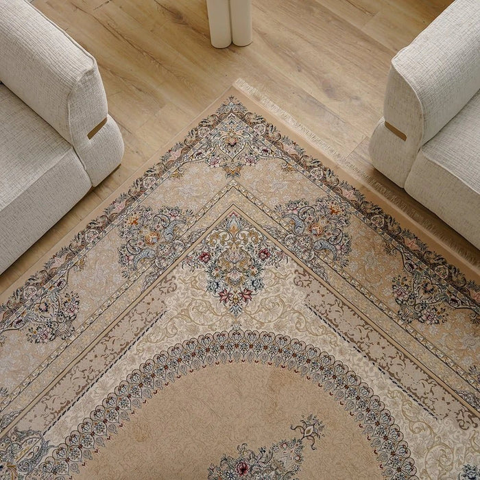 Aleem Persian Rug - Beige - 1200 ReedsÊ- 250x350 cm
