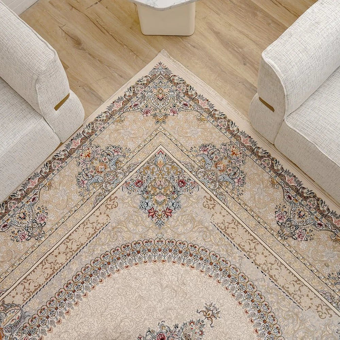 Aleem Persian Rug - Cream - 1200 ReedsÊ- 250x350 cm