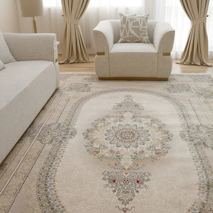 Aleem Persian Rug - Cream - 1200 ReedsÊ- 250x350 cm