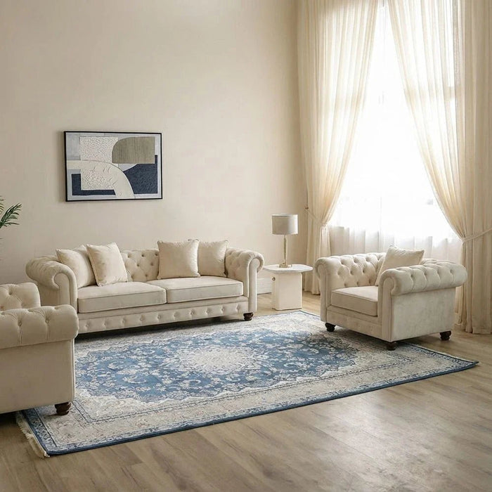 Aleem Persian Rug - Navy Blue - 1200 ReedsÊ- 300x400 cm