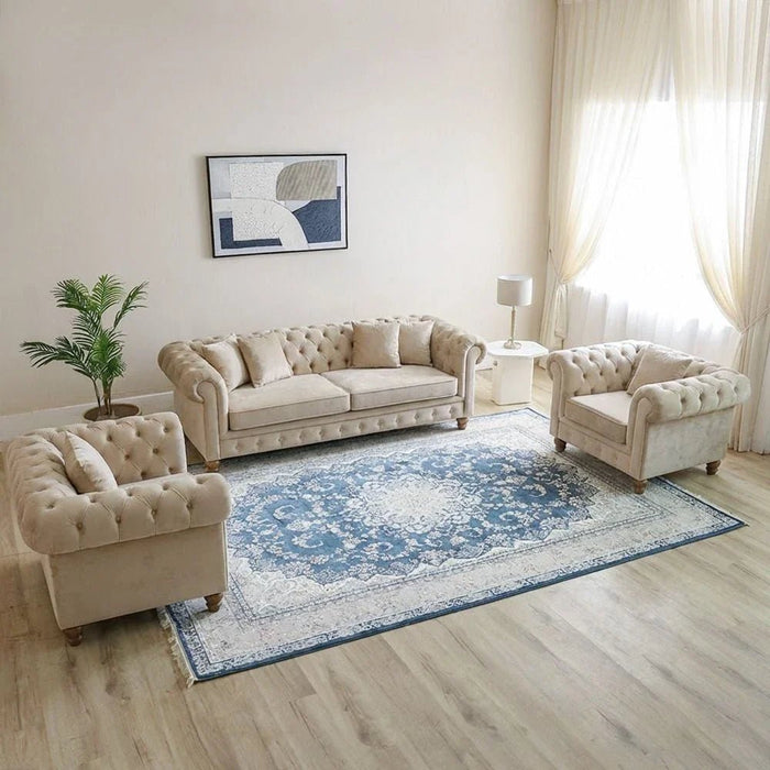 Aleem Persian Rug - Navy Blue - 1200 ReedsÊ- 300x400 cm