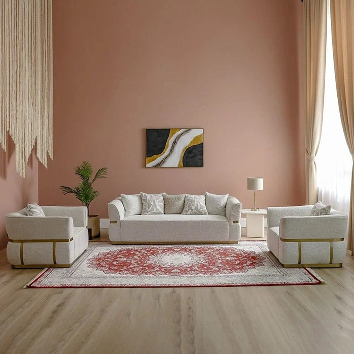 Aleem Persian Rug - Red - 1200 ReedsÊ- 300x400 cm
