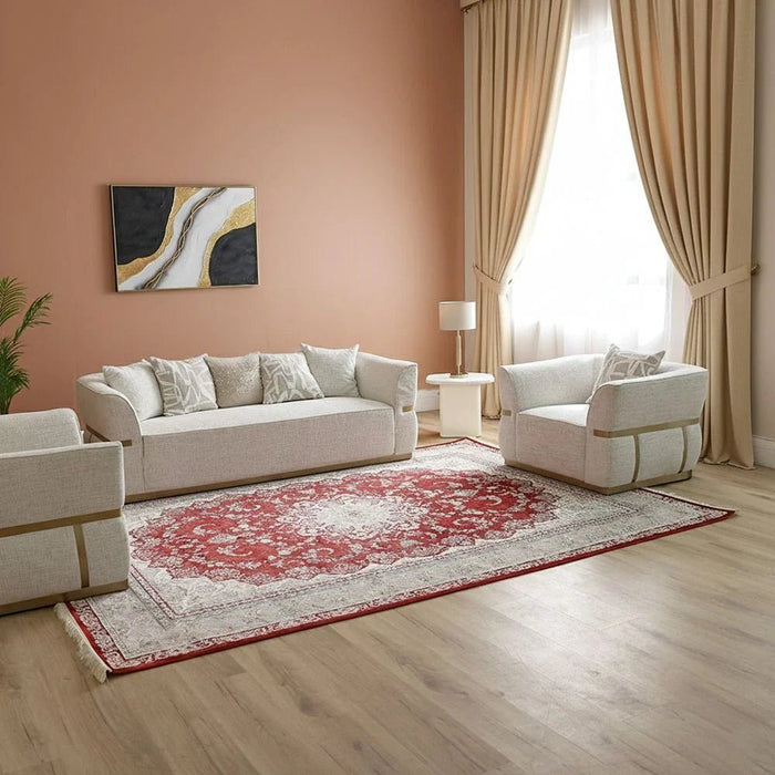 Aleem Persian Rug - Red - 1200 ReedsÊ- 300x400 cm