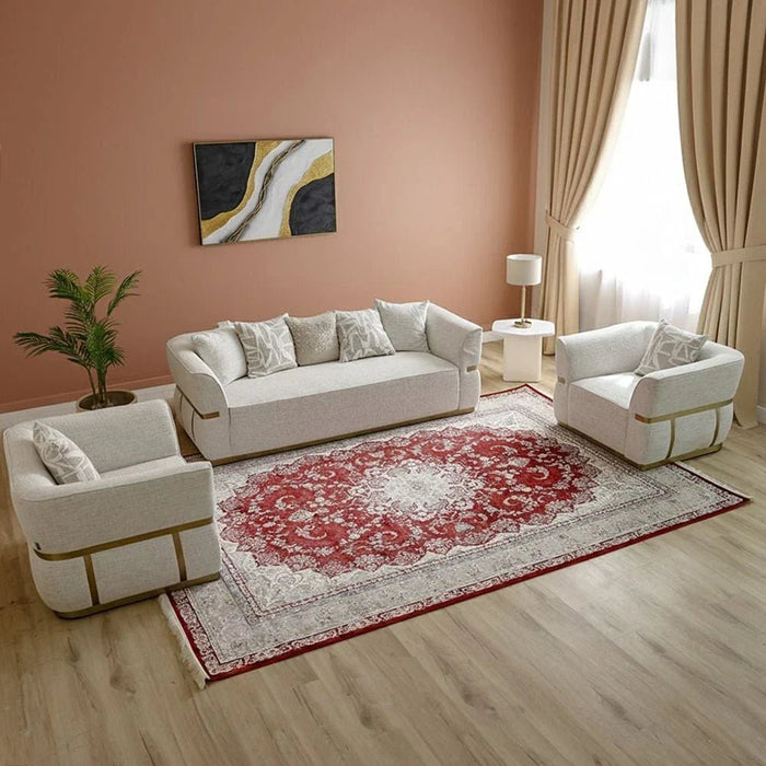 Aleem Persian Rug - Red - 1200 ReedsÊ- 300x400 cm