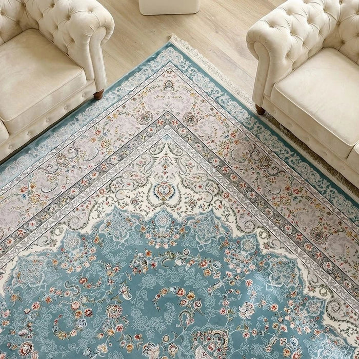Aleem Persian Rug - Blue - 1200 ReedsÊ- 150x225