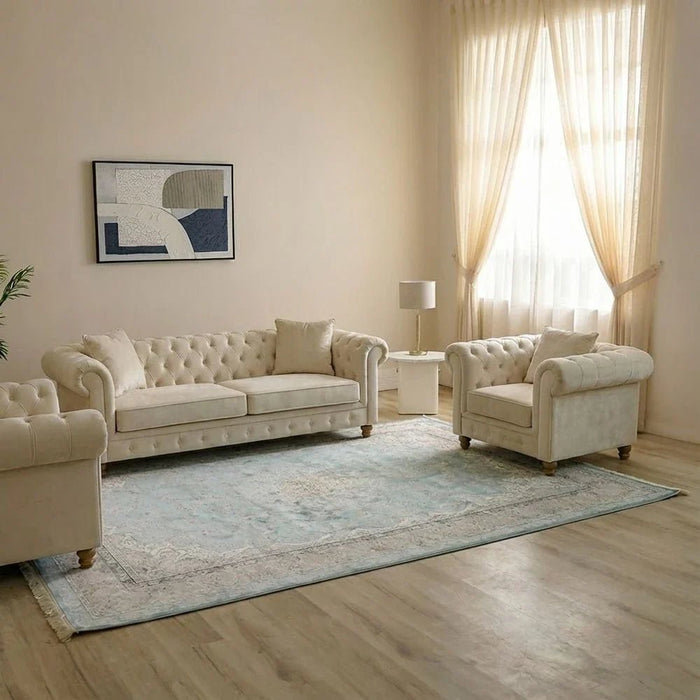Aleem Persian Rug - Blue - 1200 ReedsÊ- 150x225