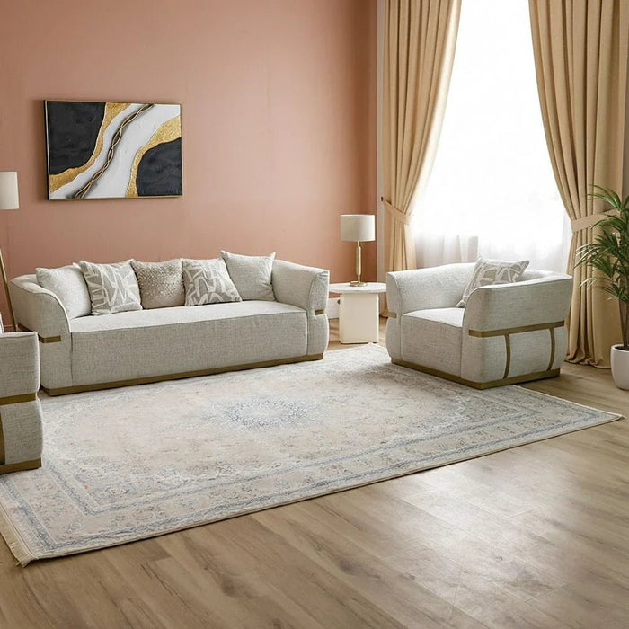 Aleem Persian Rug - Beige - 1200 ReedsÊ- 200x300 cm