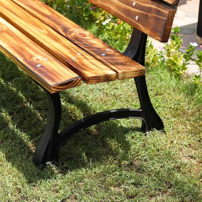 Pinewood Park Bench - Brown