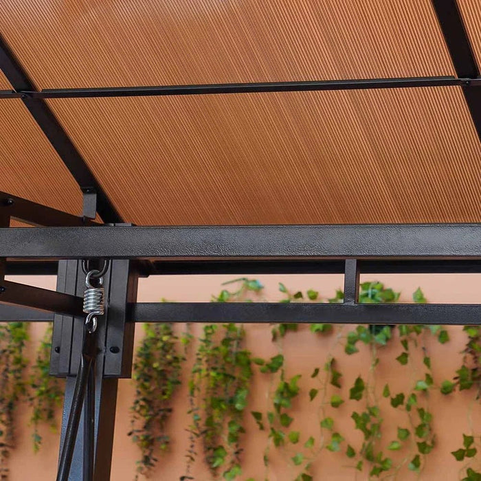 Romero All-in-one Gazebo-Brown
