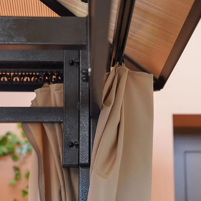 Romero All-in-one Gazebo-Brown