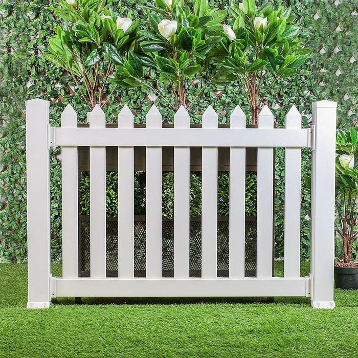 Pvc Fence -150x100 cm-White