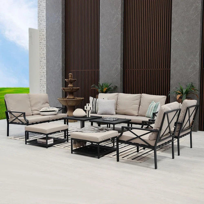 New Torino Sofa Set - Grey