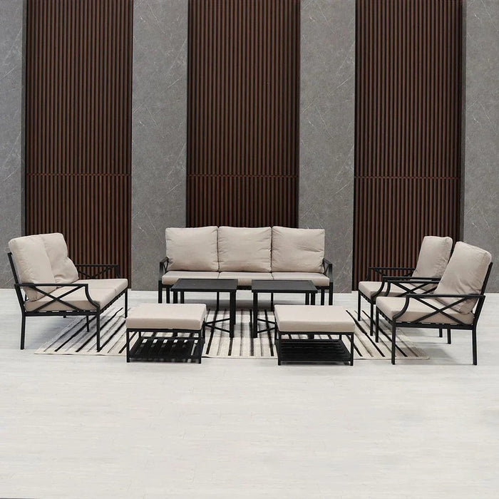 New Torino Sofa Set - Grey