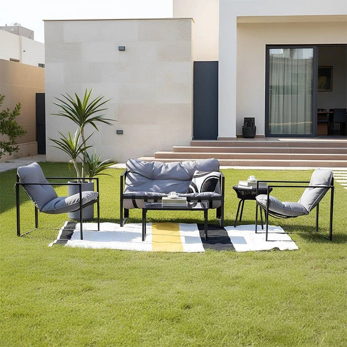 Terry 4-Seater Outdoor Sofa Set - Grey