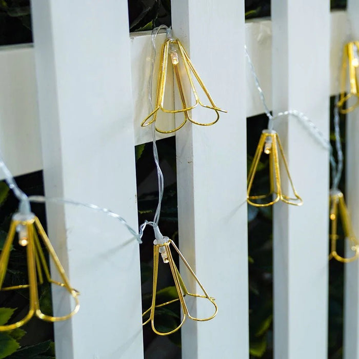 Flower Ornmaent Copper String Lights-4.7M