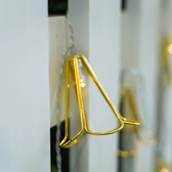 Flower Ornmaent Copper String Lights-4.7M