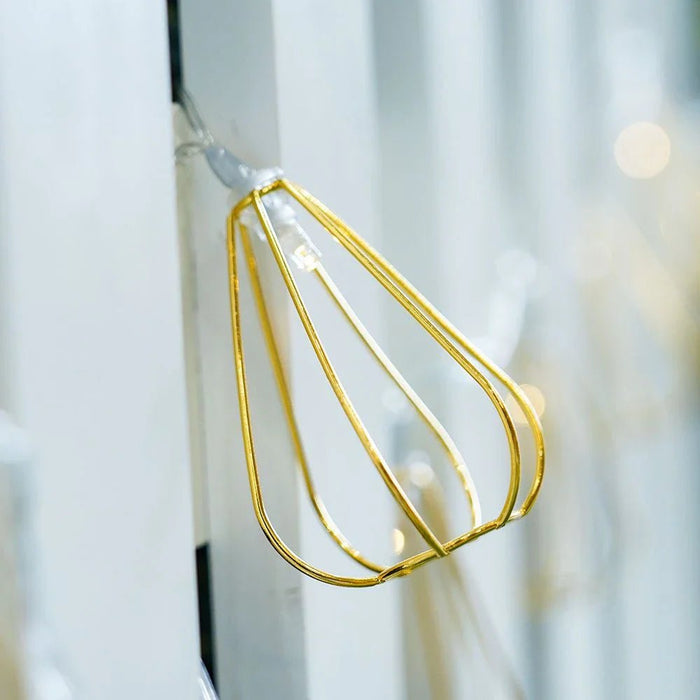 Geometric Copper Fairy Lights-4.7M
