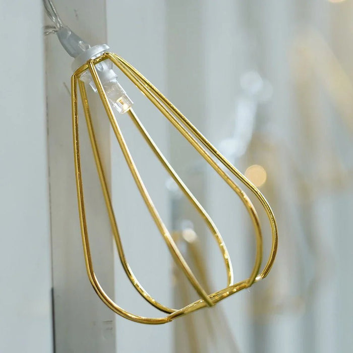 Geometric Copper Fairy Lights-4.7M