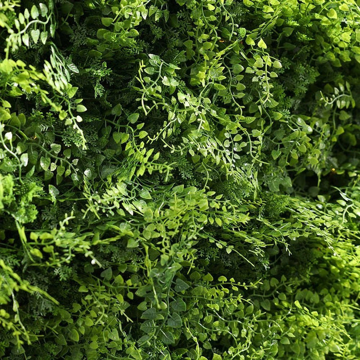 Artificial Fence-Fern-With Led Solar Light-100 x 100Cm