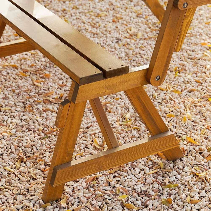 Vivian Bench cum Dining-Natural Wood