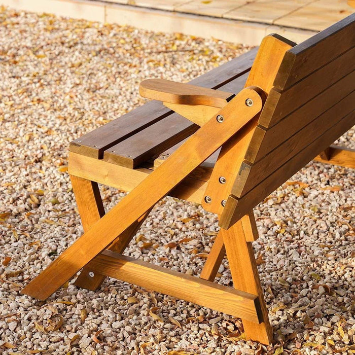Vivian Bench cum Dining-Natural Wood