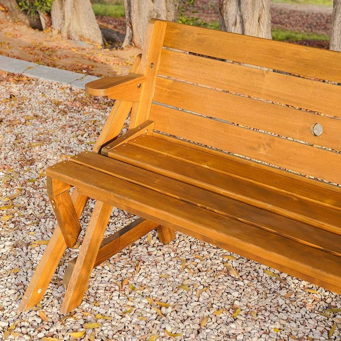 Vivian Bench cum Dining-Natural Wood