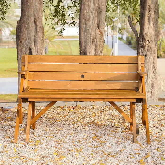 Vivian Bench cum Dining-Natural Wood