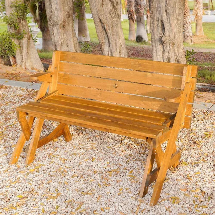 Vivian Bench cum Dining-Natural Wood