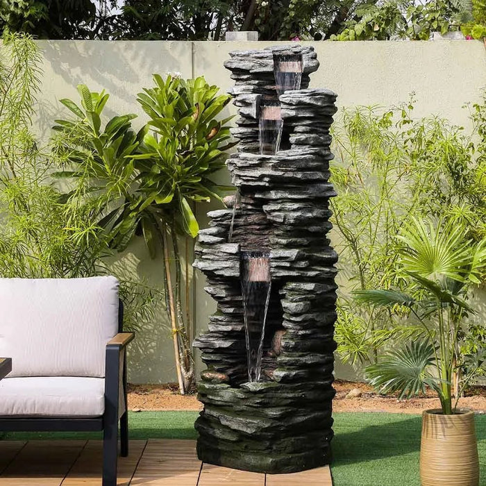 Rhine Outdoor Fountain-67x51x198 cm