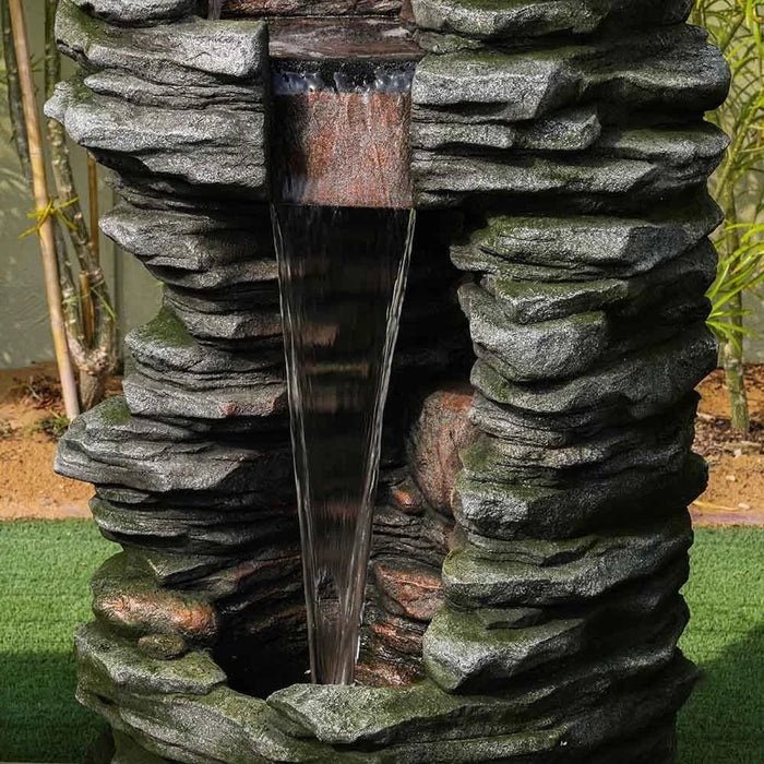 Rhine Outdoor Fountain-67x51x198 cm