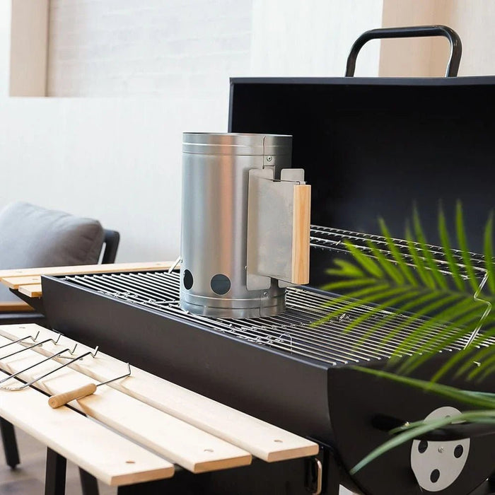 Inferno Charcoal Chimney-Silver